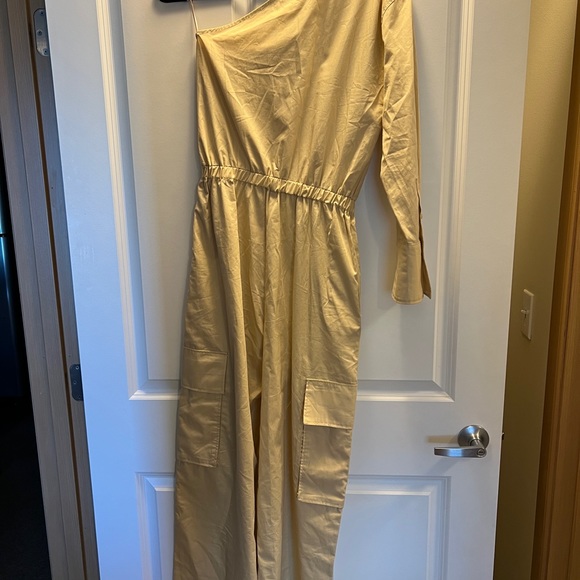 Zara Full Length Asymmetrical Cargo Jumpsuit - Picture 5 of 5